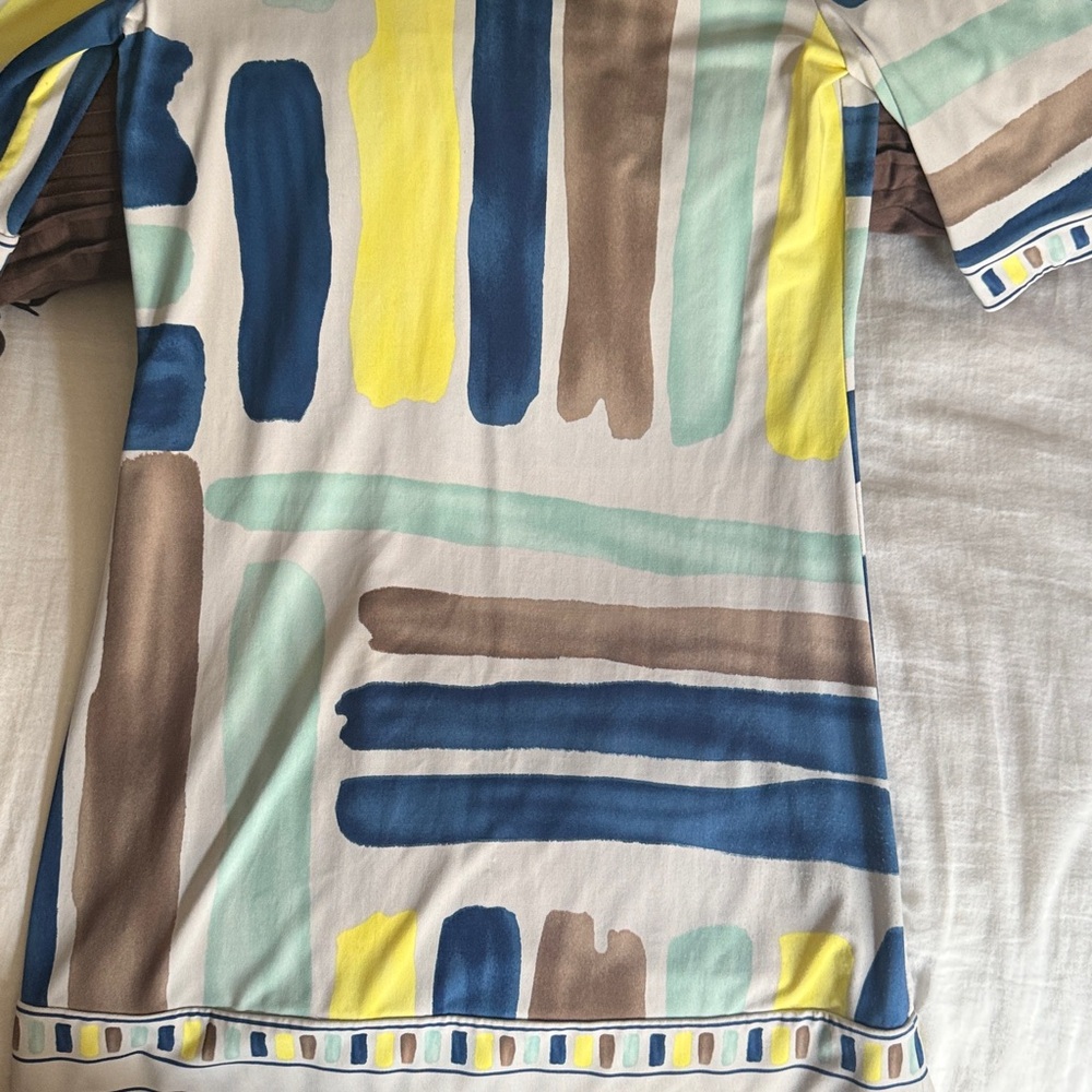 BCBGMaxAzria Multicolor Striped Maxi Dress